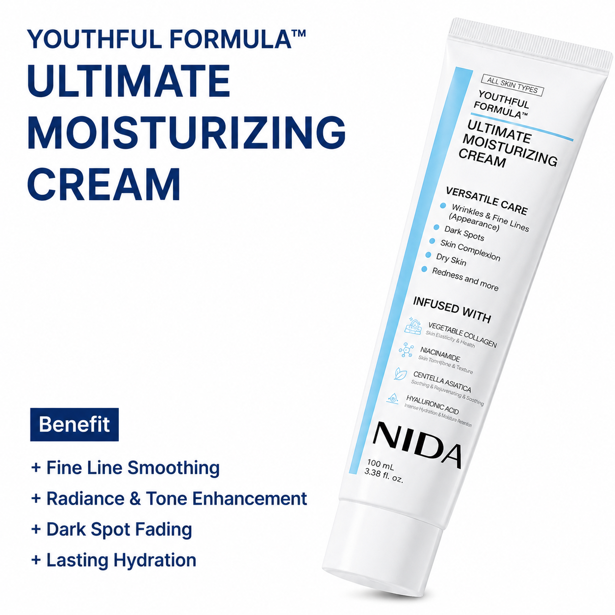 NIDA Ultimate Moisturizing Cream Anti-Aging Skin Care - Anglo Cosmetics