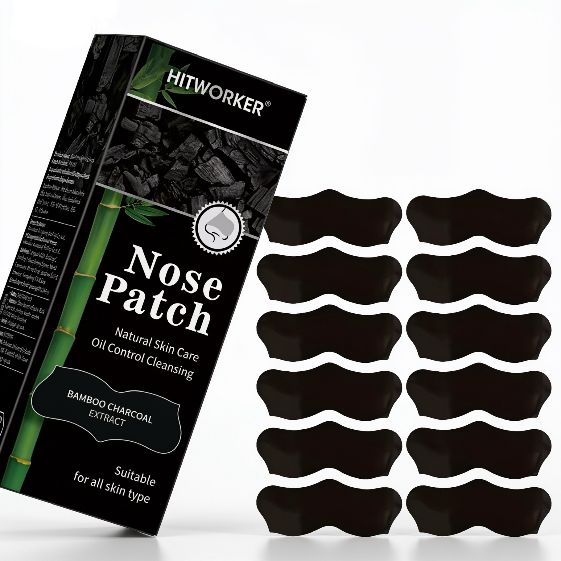 20pcs Alcohol-Free Nose Cleaning Patches – Gentle Nose Strips for Pore Cleansing, Exfoliating & Oil Control, Fragrance-Free  - Anglo Cosmetics