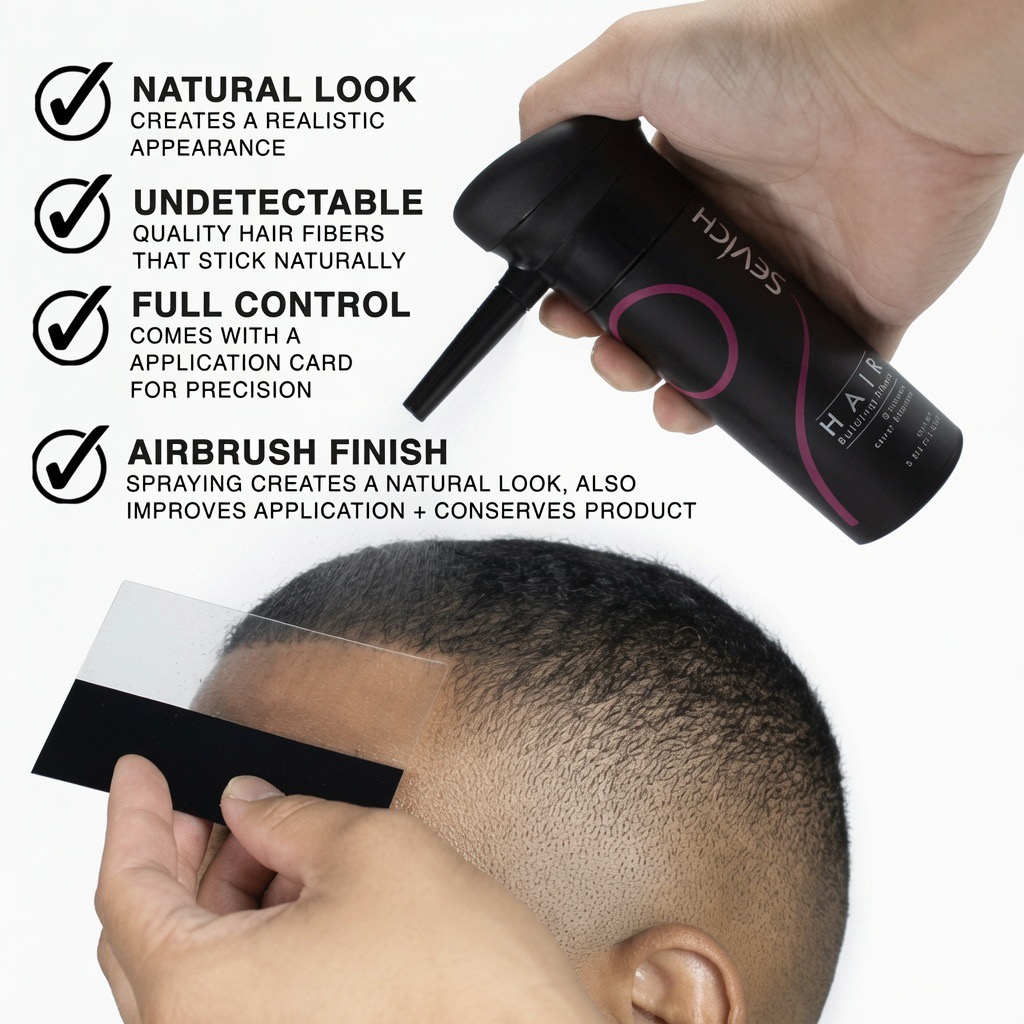 SEVICH Hair Fiber Thickening Spray Set - Anglo Cosmetics