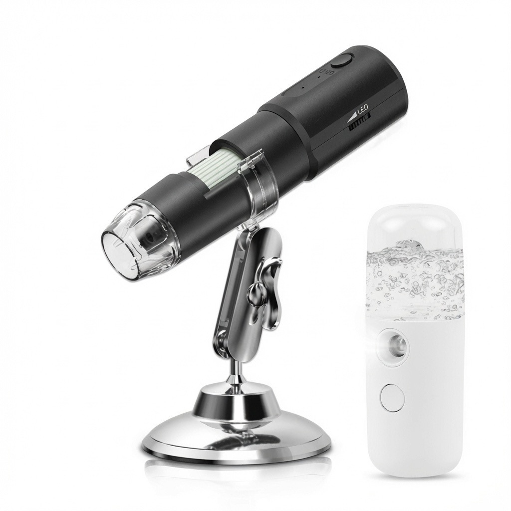 Dermatoscope Skin Analyzer – Digital WiFi Wireless Microscope Camera - Anglo Cosmetics