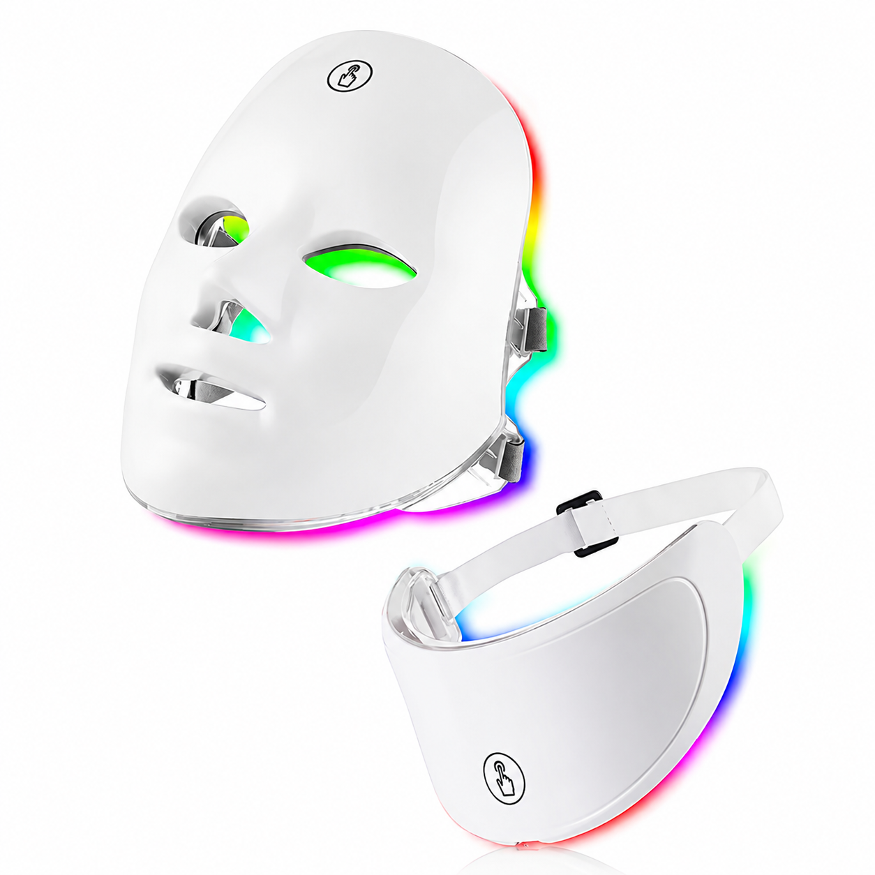 7-Color LED Therapy Facial and neck Mask - Anglo Cosmetics